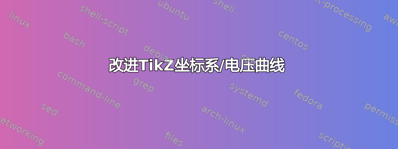 改进TikZ坐标系/电压曲线