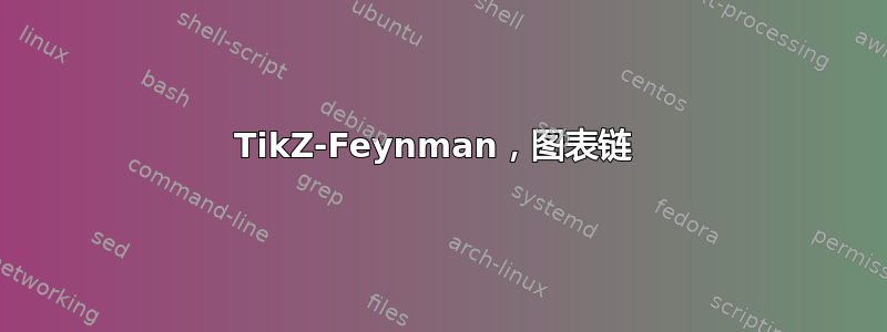 TikZ-Feynman，图表链 