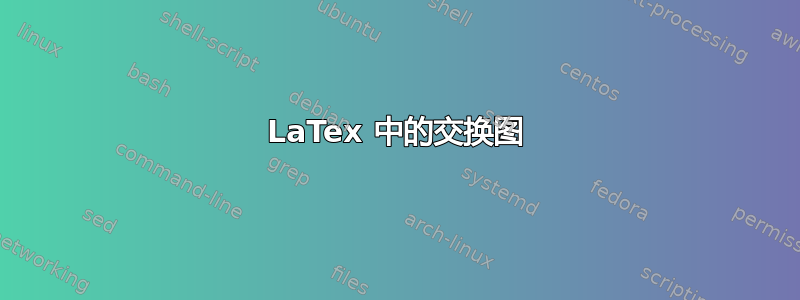 LaTex 中的交换图