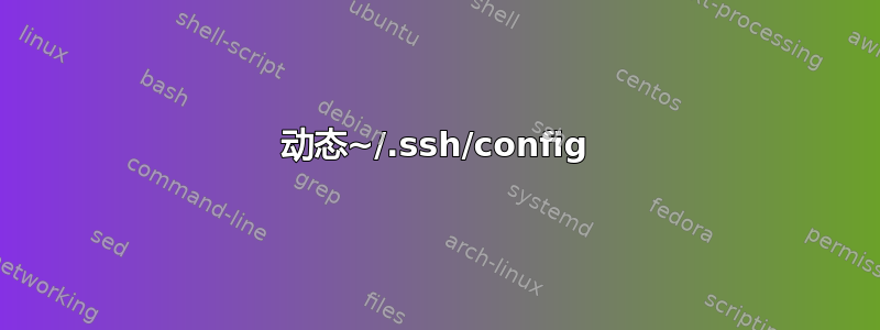 动态~/.ssh/config