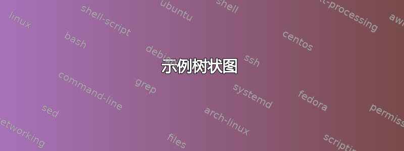 示例树状图