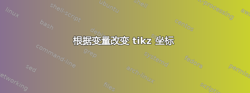 根据变量改变 tikz 坐标