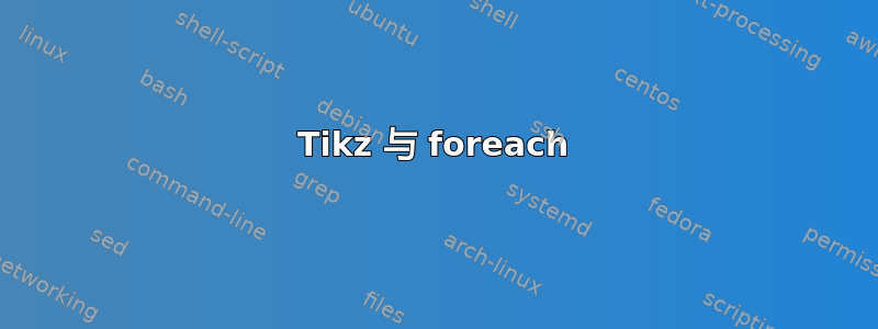 Tikz 与 foreach