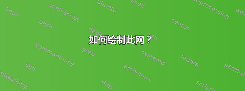 如何绘制此网？