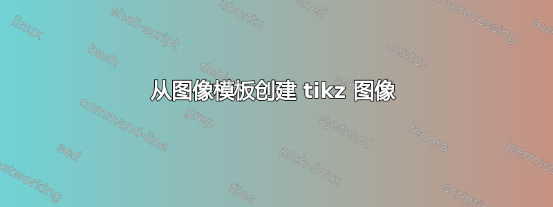 从图像模板创建 tikz 图像