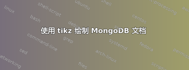 使用 tikz 绘制 MongoDB 文档