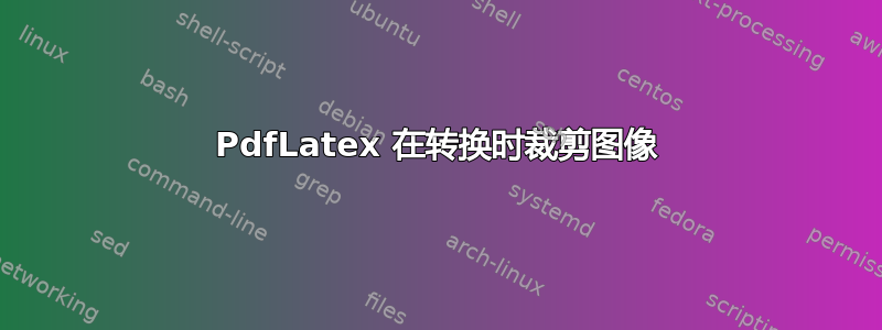 PdfLatex 在转换时裁剪图像