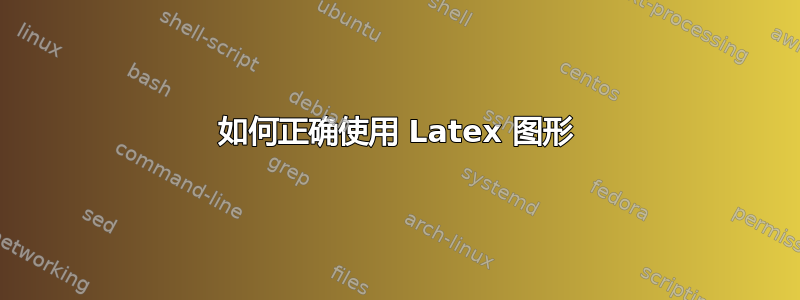 如何正确使用 Latex 图形