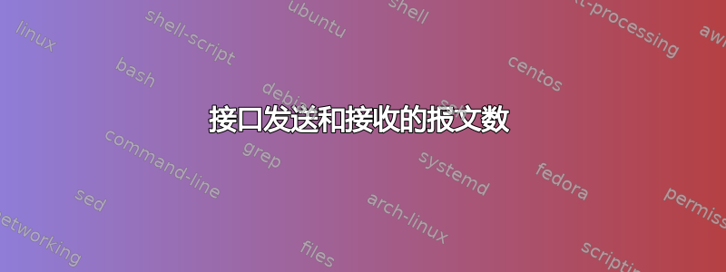 接口发送和接收的报文数