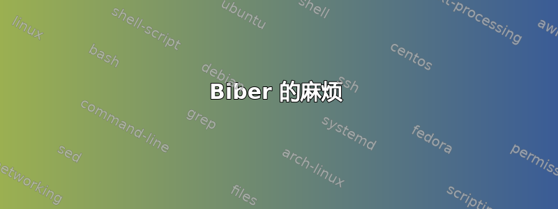 Biber 的麻烦