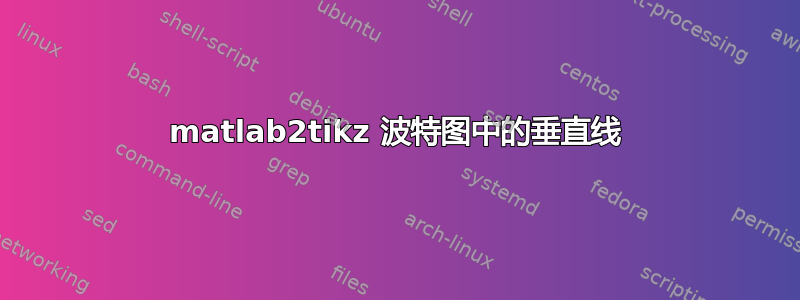 matlab2tikz 波特图中的垂直线