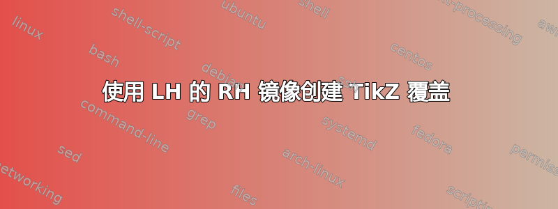 使用 LH 的 RH 镜像创建 TikZ 覆盖