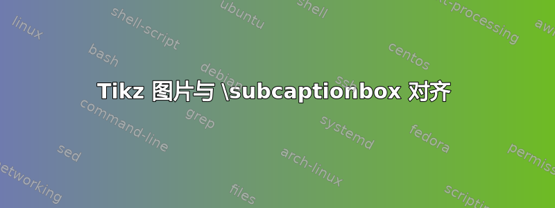 Tikz 图片与 \subcaptionbox 对齐