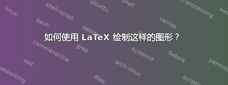 如何使用 LaTeX 绘制这样的图形？