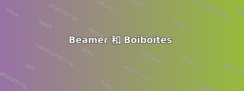 Beamer 和 Boiboites