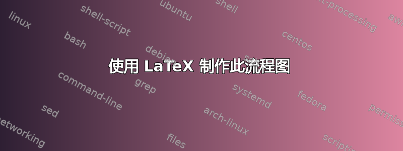 使用 LaTeX 制作此流程图