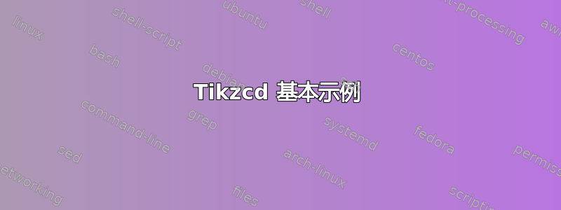 Tikzcd 基本示例