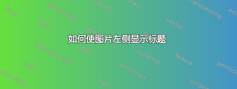 如何使图片左侧显示标题