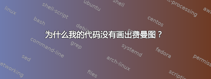 为什么我的代码没有画出费曼图？