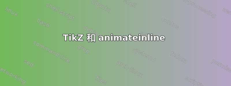 TikZ 和 animateinline