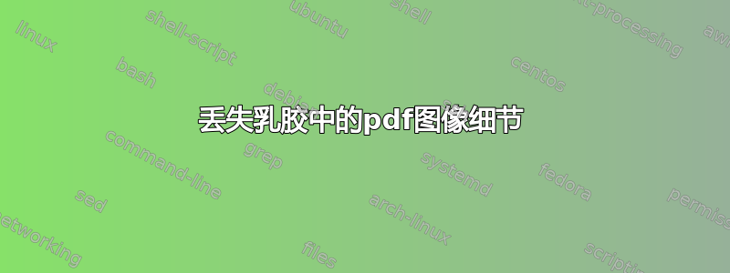 丢失乳胶中的pdf图像细节