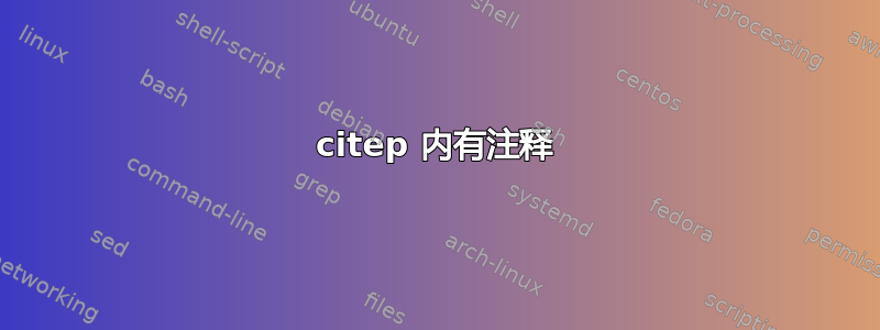 citep 内有注释