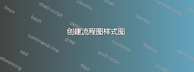 创建流程图样式图