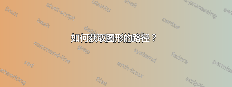 如何获取图形的路径？