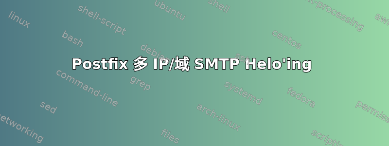 Postfix 多 IP/域 SMTP Helo'ing