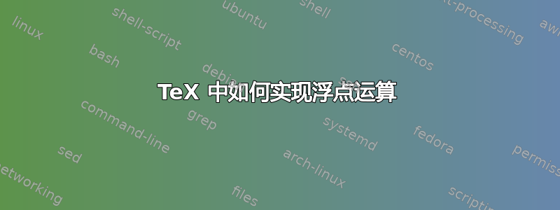 TeX 中如何实现浮点运算