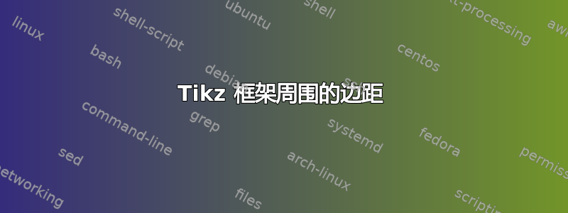 Tikz 框架周围的边距