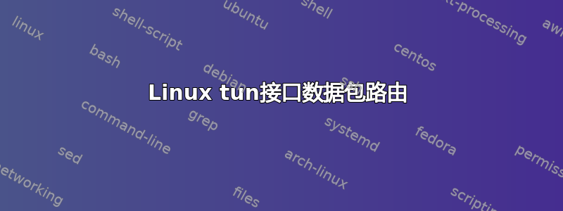 Linux tun接口数据包路由