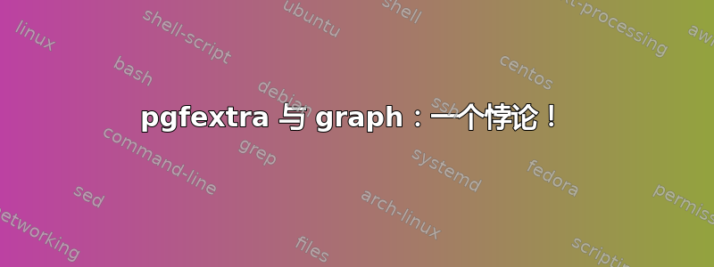 pgfextra 与 graph：一个悖论！