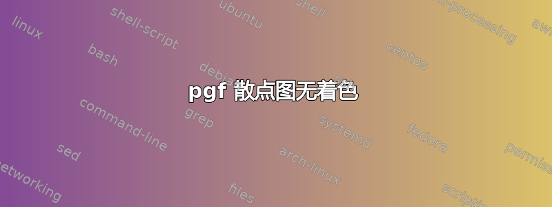 pgf 散点图无着色