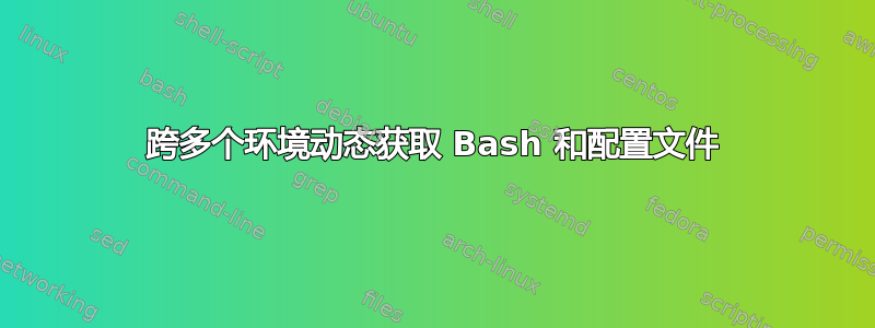 跨多个环境动态获取 Bash 和配置文件