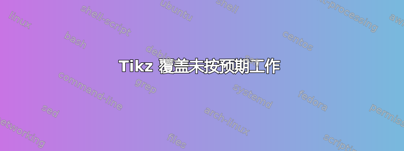 Tikz 覆盖未按预期工作