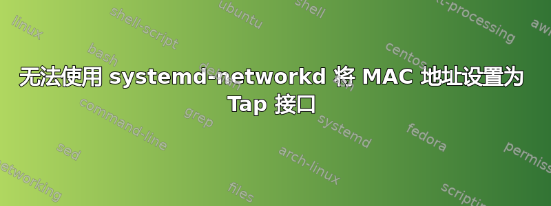 无法使用 systemd-networkd 将 MAC 地址设置为 Tap 接口