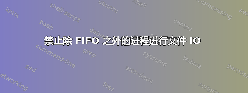 禁止除 FIFO 之外的进程进行文件 IO