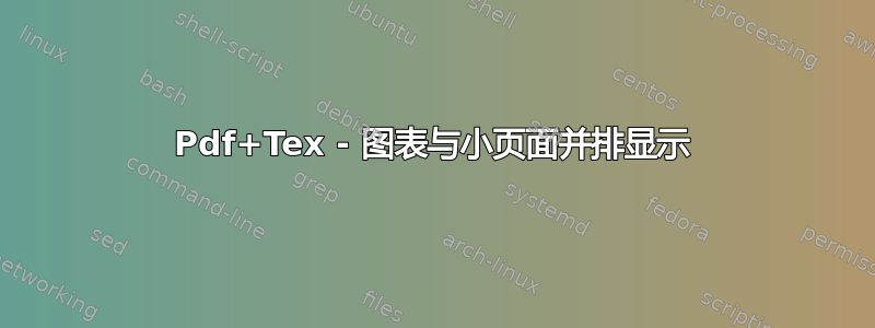 Pdf+Tex - 图表与小页面并排显示