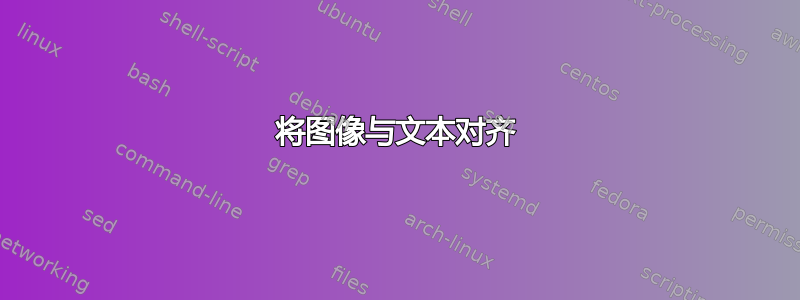 将图像与文本对齐