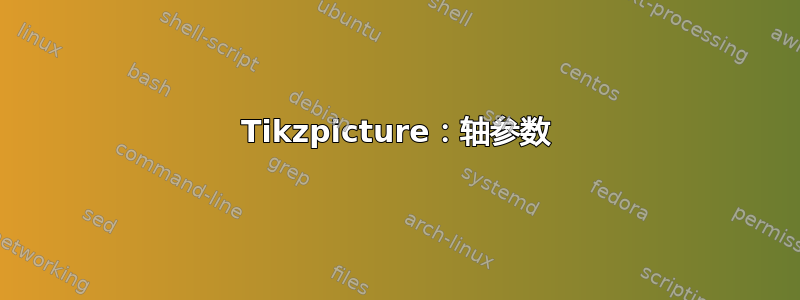 Tikzpicture：轴参数