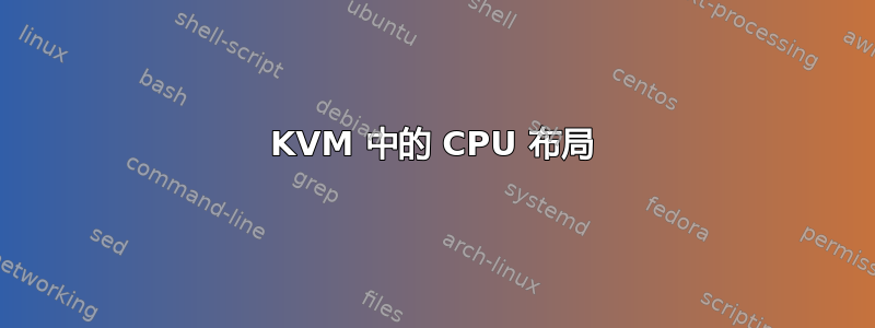 KVM 中的 CPU 布局