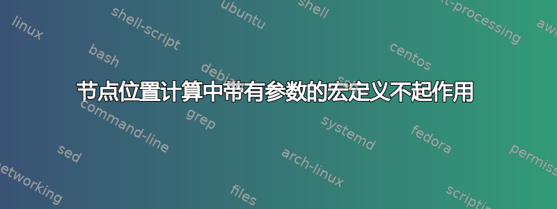 节点位置计算中带有参数的宏定义不起作用