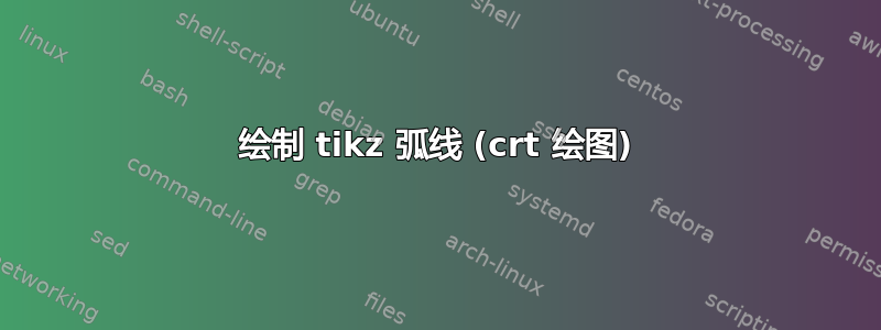 绘制 tikz 弧线 (crt 绘图)