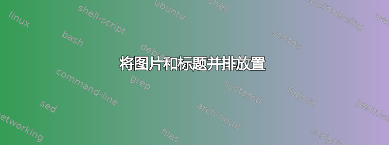 将图片和标题并排放置