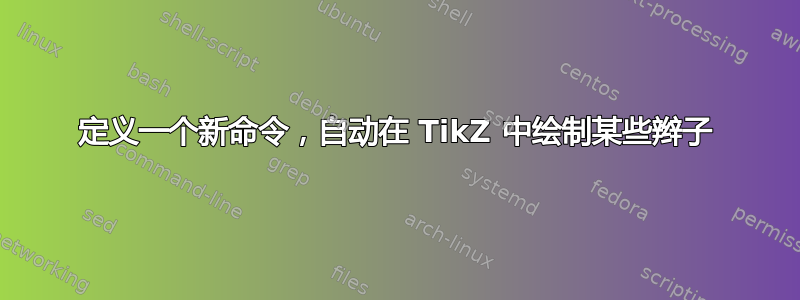 定义一个新命令，自动在 TikZ 中绘制某些辫子