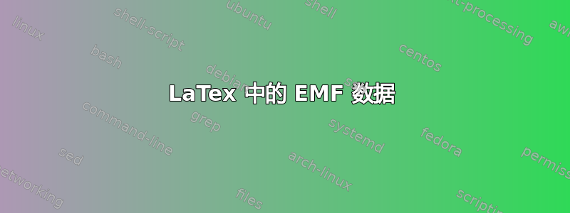 LaTex 中的 EMF 数据