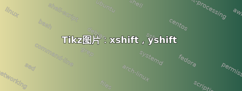 Tikz图片：xshift，yshift