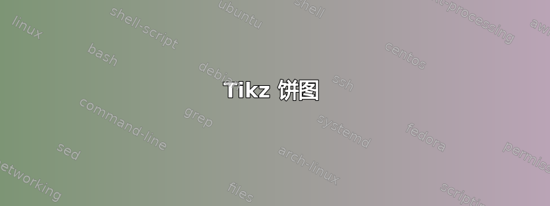 Tikz 饼图