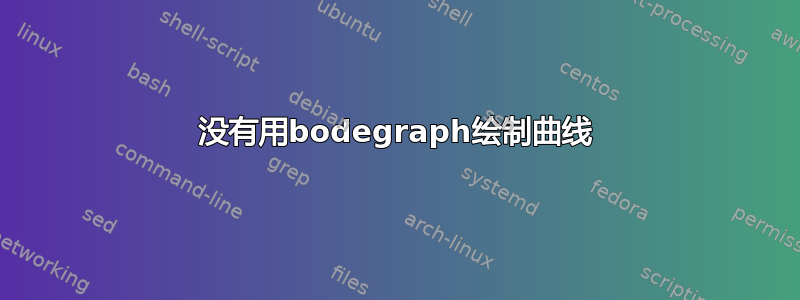 没有用bodegraph绘制曲线